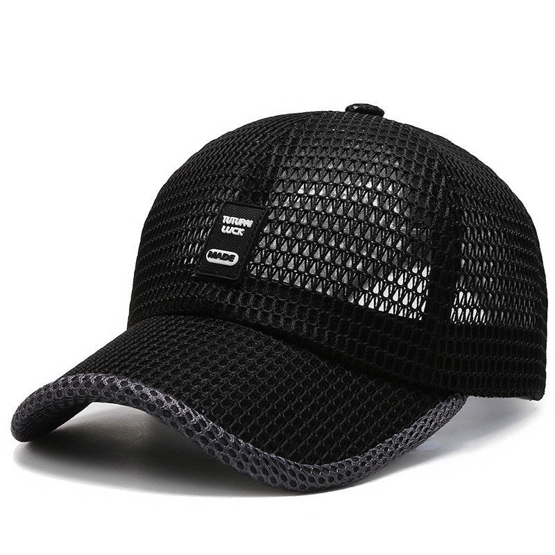 Big Eaves Summer Men's Outdoor Sunshade Sports Quick-drying Breathable Baseball Cap - 𝓢𝓱𝓸𝓹𝓵𝓮𝓬𝔂