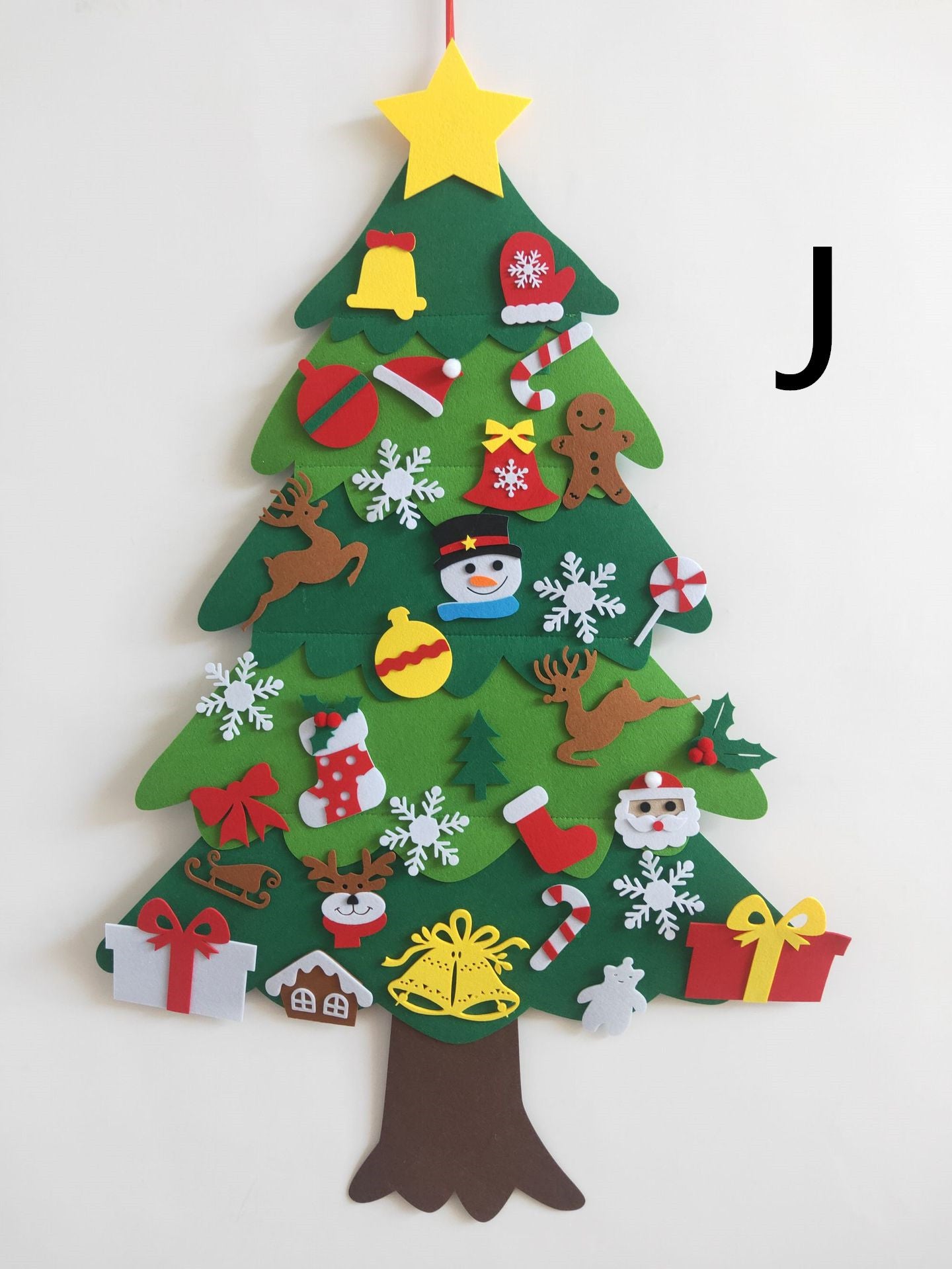 DIY Felt Christmas Tree With Three-dimensional Christmas Tree - 𝓢𝓱𝓸𝓹𝓵𝓮𝓬𝔂
