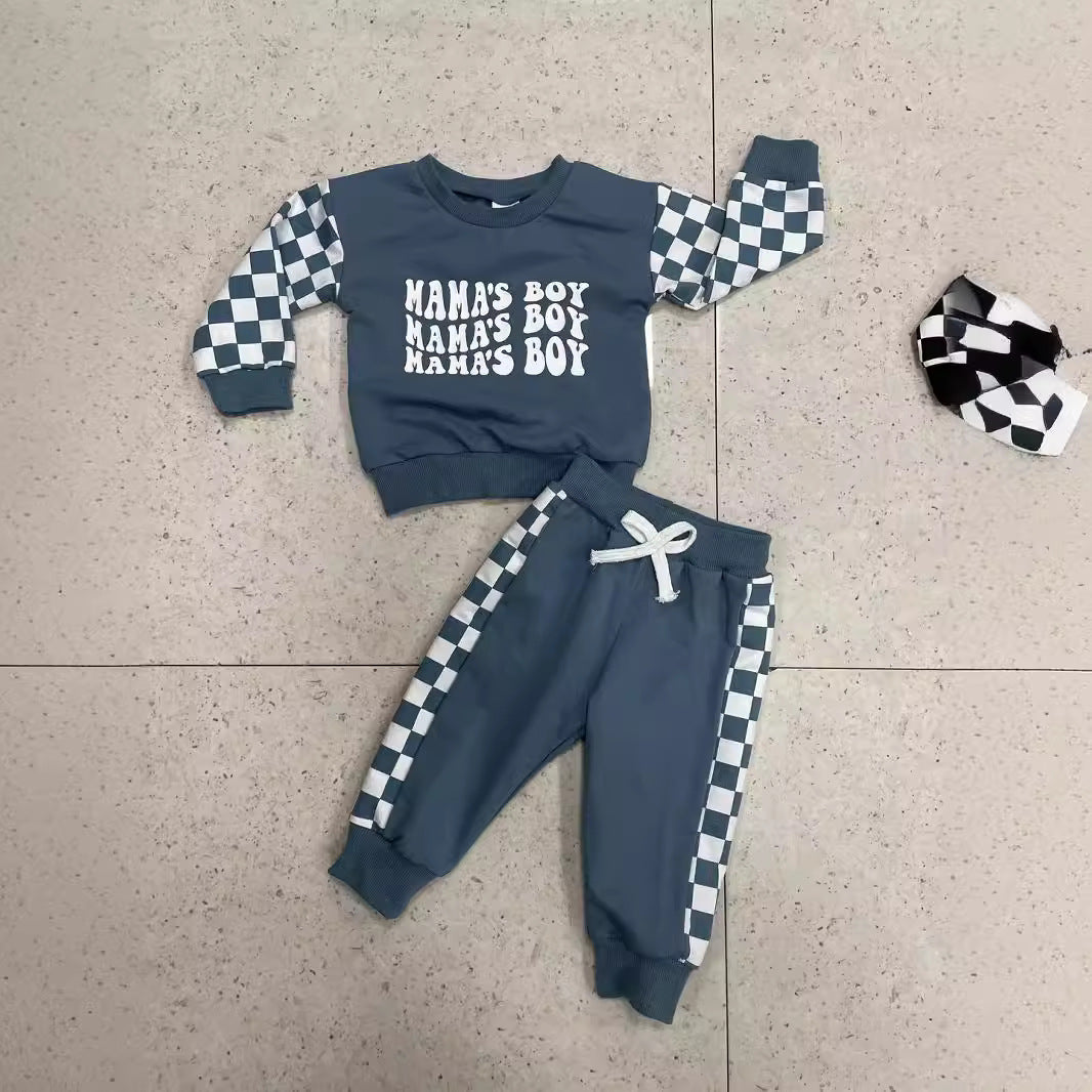 Children Plaid Printed Long-sleeve Sweater Set - 𝓢𝓱𝓸𝓹𝓵𝓮𝓬𝔂