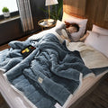 Fleece Blankets And Throws Thick Warm Winter Blankets Home Super Soft Duvet Luxury Solid Blankets On Twin Bedding - 𝓢𝓱𝓸𝓹𝓵𝓮𝓬𝔂
