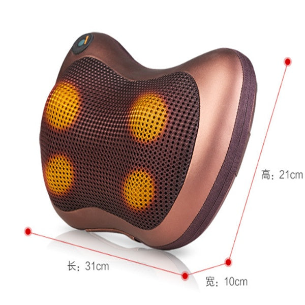 Neck Massager Home Car Neck Cervical Massage Electric Multifunctional Massage Pillow Waist Back Relaxation Device - 𝓢𝓱𝓸𝓹𝓵𝓮𝓬𝔂