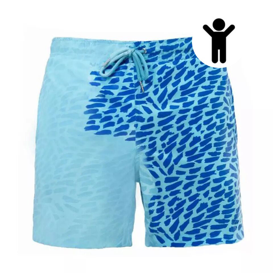 Magical Change Color Beach Shorts Summer Men Swimming Trunks Swimwear Swimsuit Quick Dry bathing shorts Beach Pant - 𝓢𝓱𝓸𝓹𝓵𝓮𝓬𝔂
