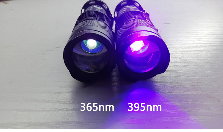395nm 365nm flashlight detection light