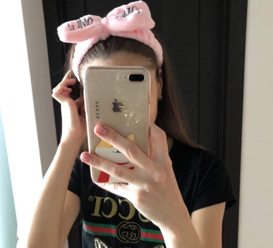 Coral velvet butterfly end hair band - 𝓢𝓱𝓸𝓹𝓵𝓮𝓬𝔂