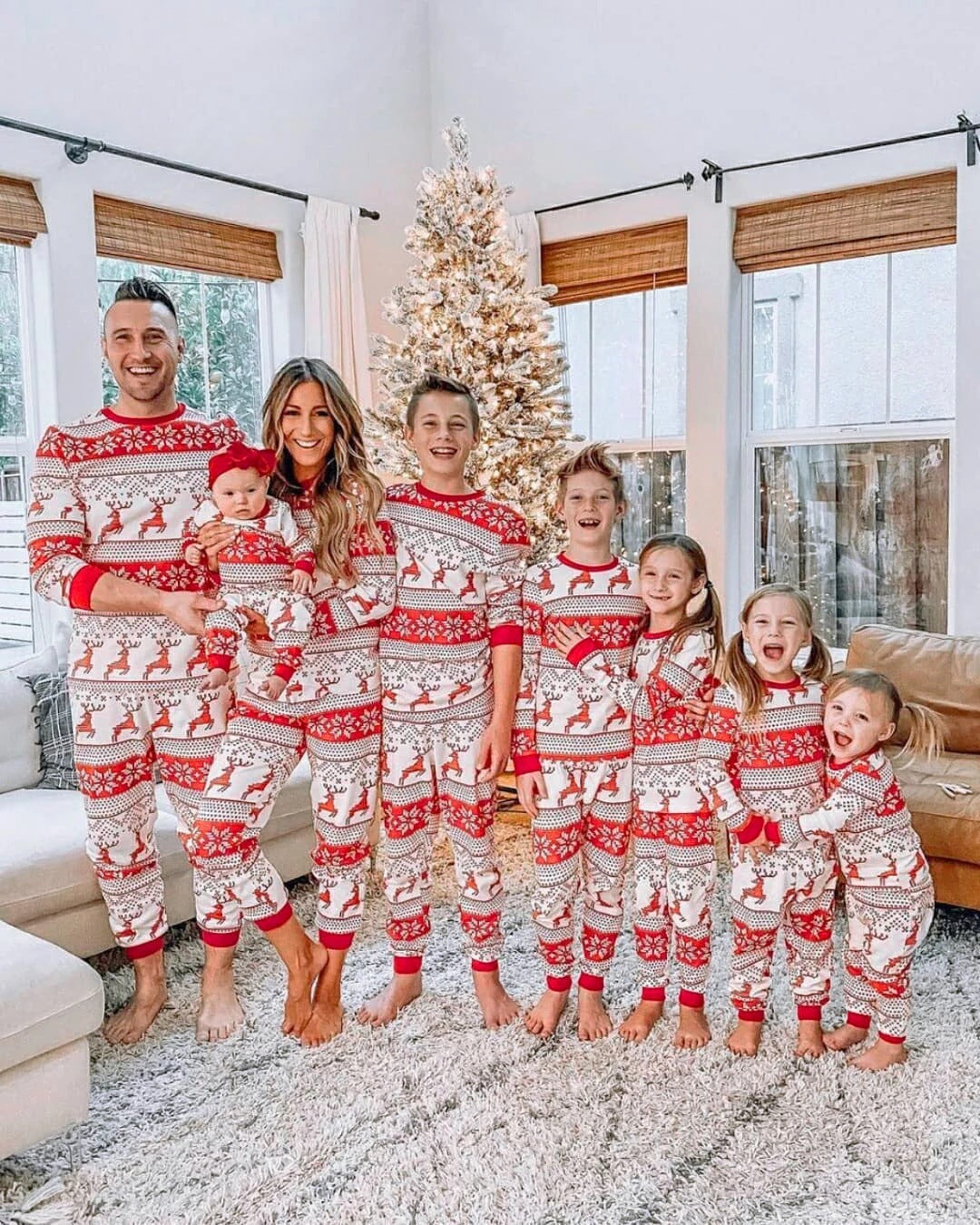 Christmas Printed Parent-child Wear Homewear Family Set Pajamas - 𝓢𝓱𝓸𝓹𝓵𝓮𝓬𝔂