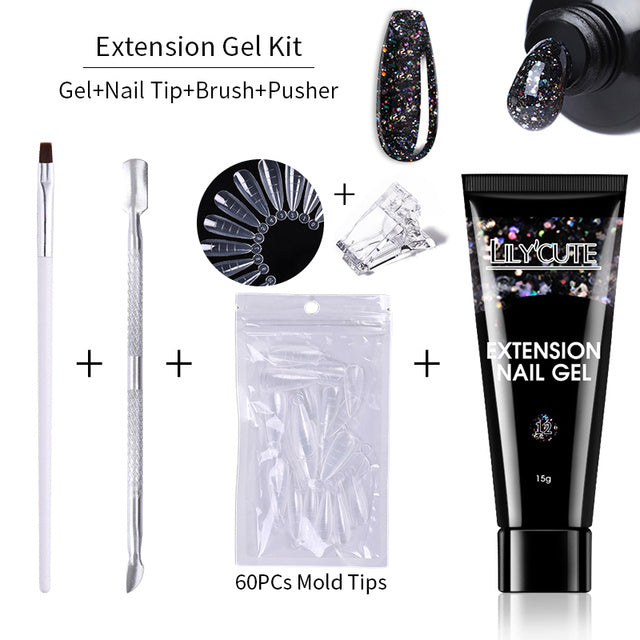 15ml Nail Extension Gel Kit - 𝓢𝓱𝓸𝓹𝓵𝓮𝓬𝔂