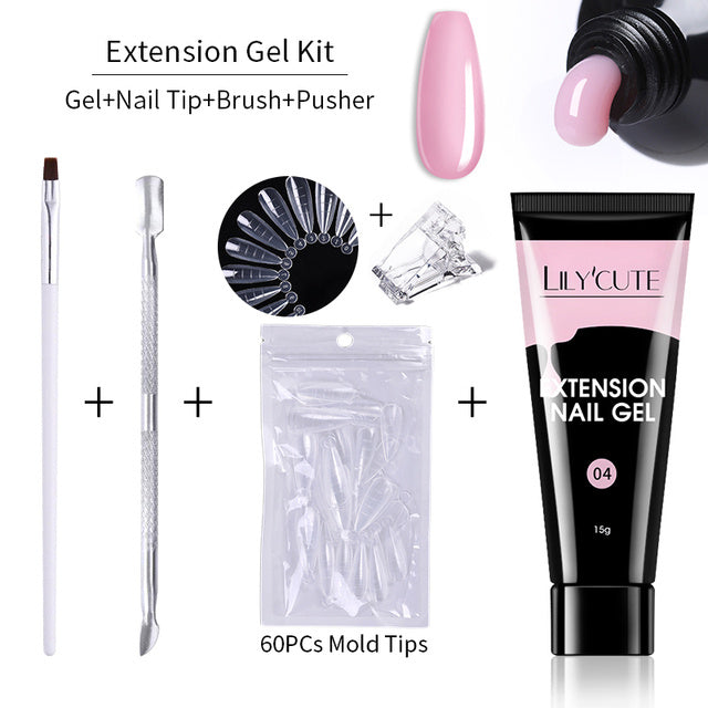 15ml Nail Extension Gel Kit - 𝓢𝓱𝓸𝓹𝓵𝓮𝓬𝔂