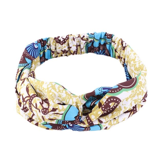 African Pattern Print Headband For Women Twist Style - 𝓢𝓱𝓸𝓹𝓵𝓮𝓬𝔂