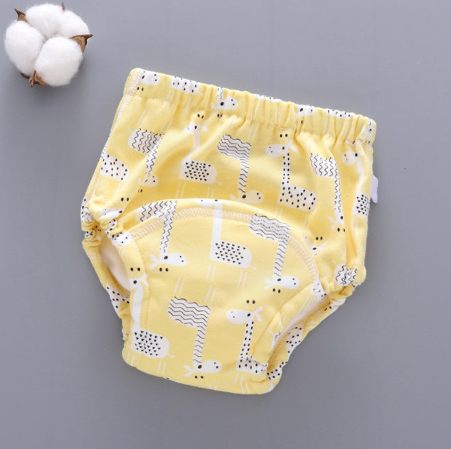 Baby Training Pants Washable 6-layer Gauze Diaper Cover - 𝓢𝓱𝓸𝓹𝓵𝓮𝓬𝔂