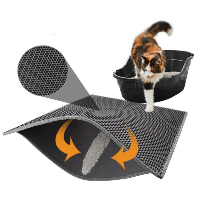 Cat Litter Pad Honeycomb Cat Pad Waterproof Urine Proof Pad Pet Supplies - 𝓢𝓱𝓸𝓹𝓵𝓮𝓬𝔂