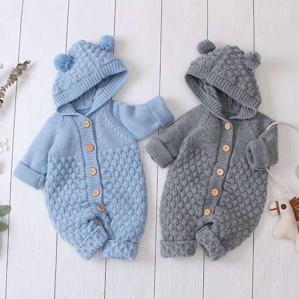 Baby knitted romper - 𝓢𝓱𝓸𝓹𝓵𝓮𝓬𝔂