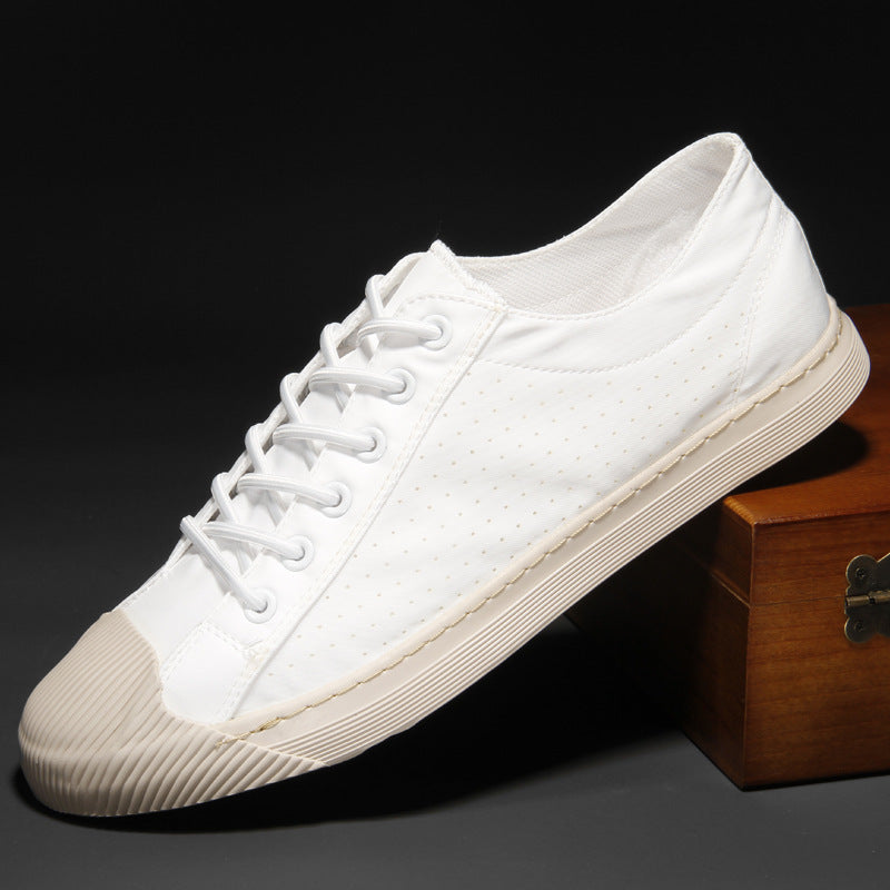 Summer New Men's Slip-on Breathable Canvas Shoes Soft Comfortable Low-top Board Shoes - 𝓢𝓱𝓸𝓹𝓵𝓮𝓬𝔂