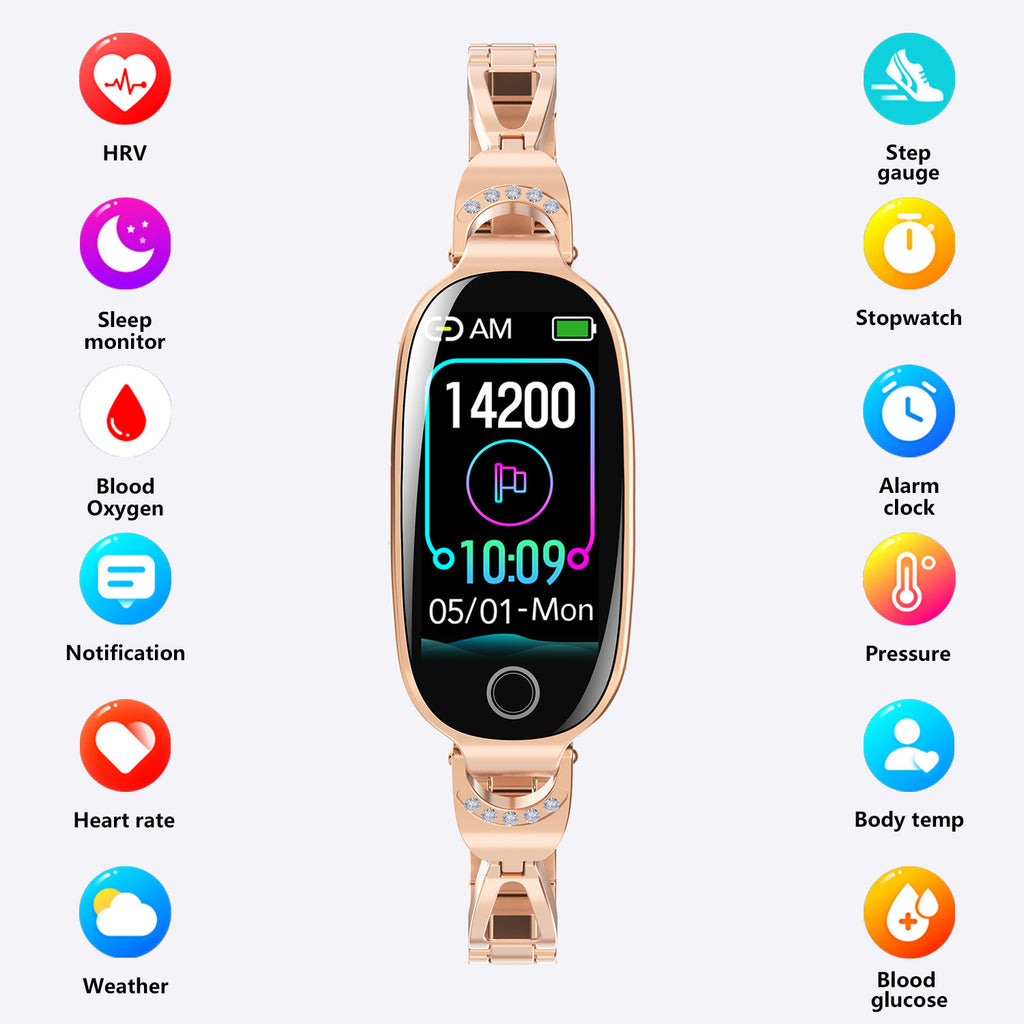 Women's Smart Watch Non-invasive Blood Glucose Menstrual Reminder - 𝓢𝓱𝓸𝓹𝓵𝓮𝓬𝔂