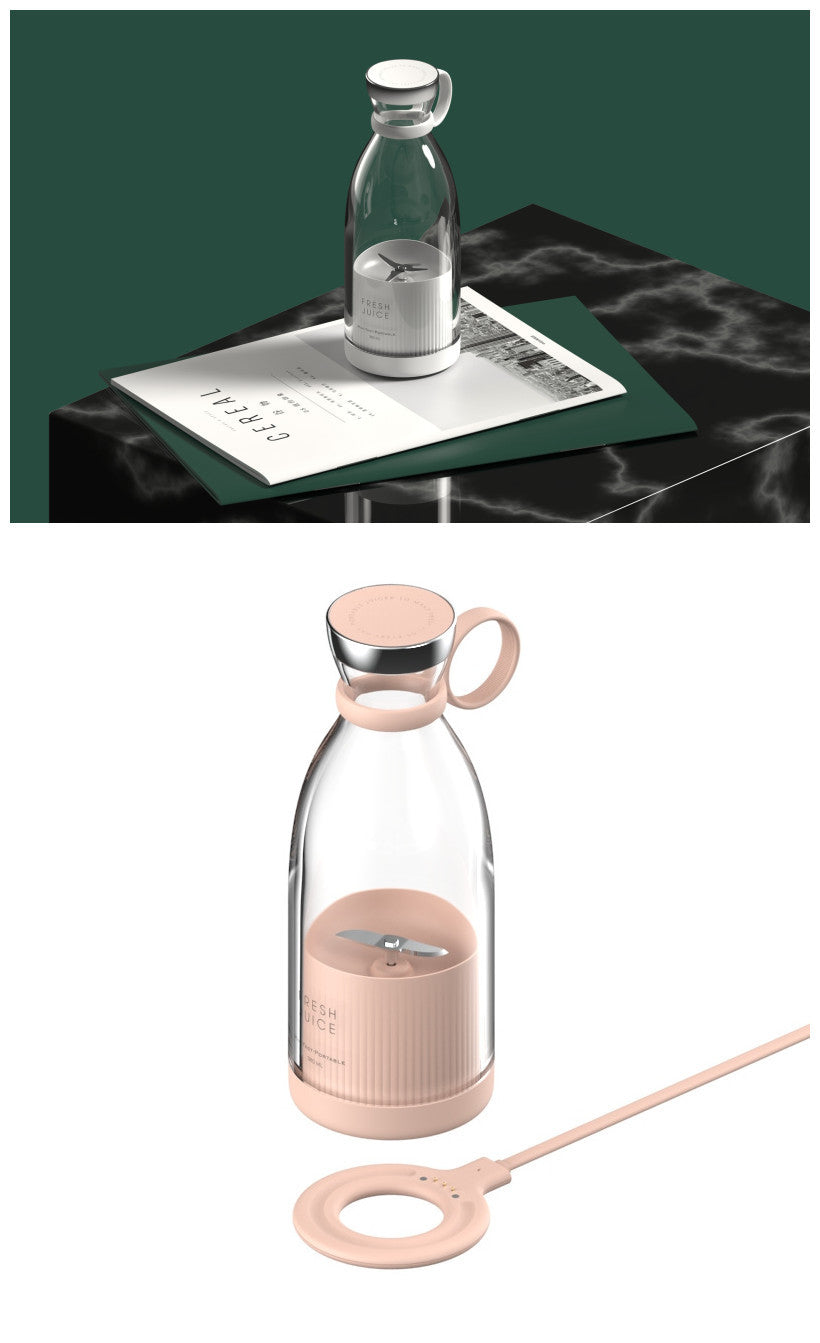 350ML Electric Juicer Blender Mixer USB Rechargeable Machine Household Portable Blender Maker Cup Kitchen Tool Kit - 𝓢𝓱𝓸𝓹𝓵𝓮𝓬𝔂