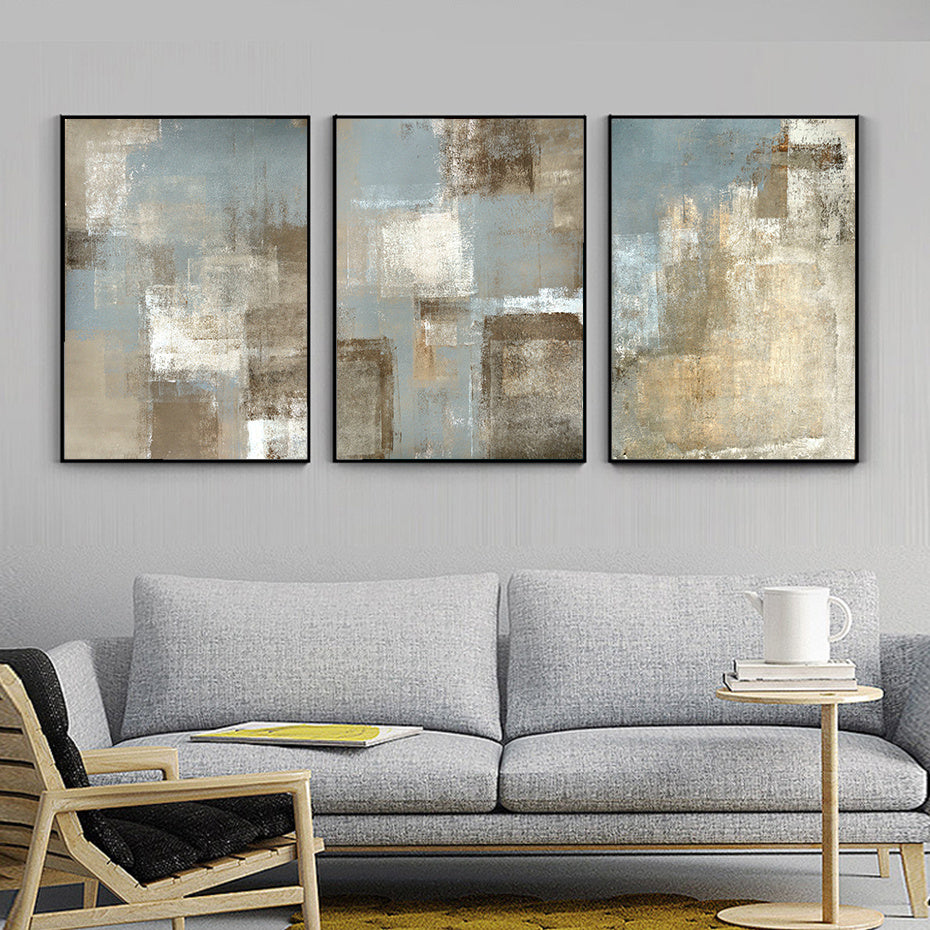 Vintage Abstract Art Canvas Painting Picture Poster Interior Home Decoration - 𝓢𝓱𝓸𝓹𝓵𝓮𝓬𝔂