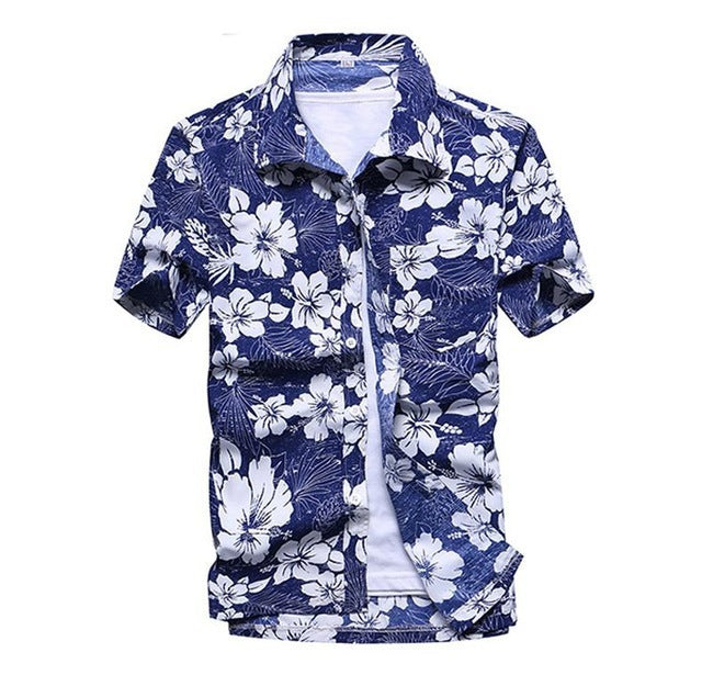 Aloha Shirts Short-sleeved Fashion Chemise Homme Blouse - 𝓢𝓱𝓸𝓹𝓵𝓮𝓬𝔂