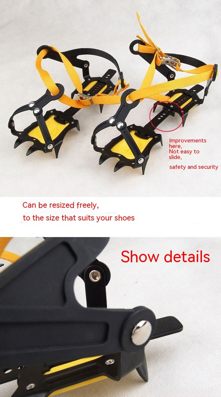 Professional Non-slip Shoe Cover Ten Teeth Booties Snow Ice Cover