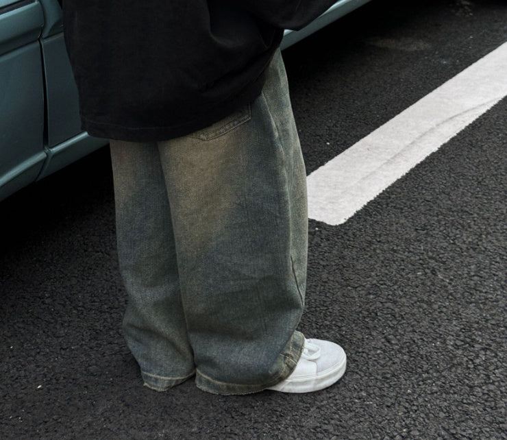 Autumn Korean Style Children's Retro Washed Boys' Jeans Baby Loose Trousers Fashion - 𝓢𝓱𝓸𝓹𝓵𝓮𝓬𝔂