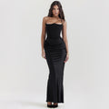 Slim Tube Top Long Dress Sexy Fashion Bandeau Backless Party Evening Dresses For Women Clothing - 𝓢𝓱𝓸𝓹𝓵𝓮𝓬𝔂