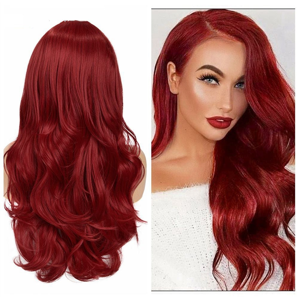 Large Wave Medium And Long Curly Hair Chemical Fiber Wig - 𝓢𝓱𝓸𝓹𝓵𝓮𝓬𝔂