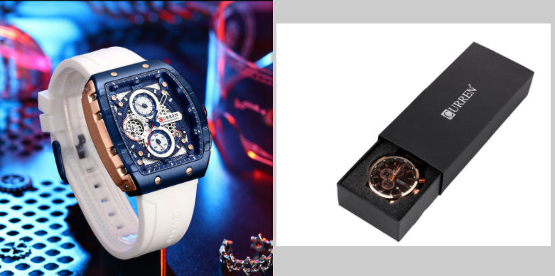 Men's Six-pin Quartz Tape Men's Watch - 𝓢𝓱𝓸𝓹𝓵𝓮𝓬𝔂