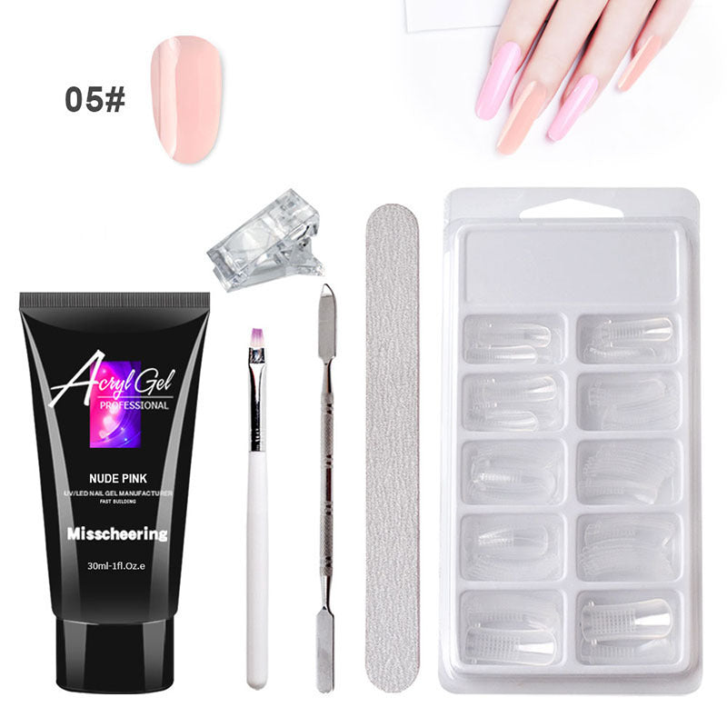 Painless Extension Gel Nail Art Without Paper Holder Quick Model Painless Crystal Gel Set - 𝓢𝓱𝓸𝓹𝓵𝓮𝓬𝔂