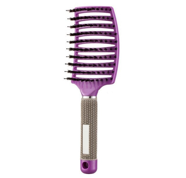 Hairbrush Anti Klit Brushy Haarborstel Women Detangler Hair Brush Bristle Nylon Scalp Massage  Teaser Hair Brush Comb - 𝓢𝓱𝓸𝓹𝓵𝓮𝓬𝔂