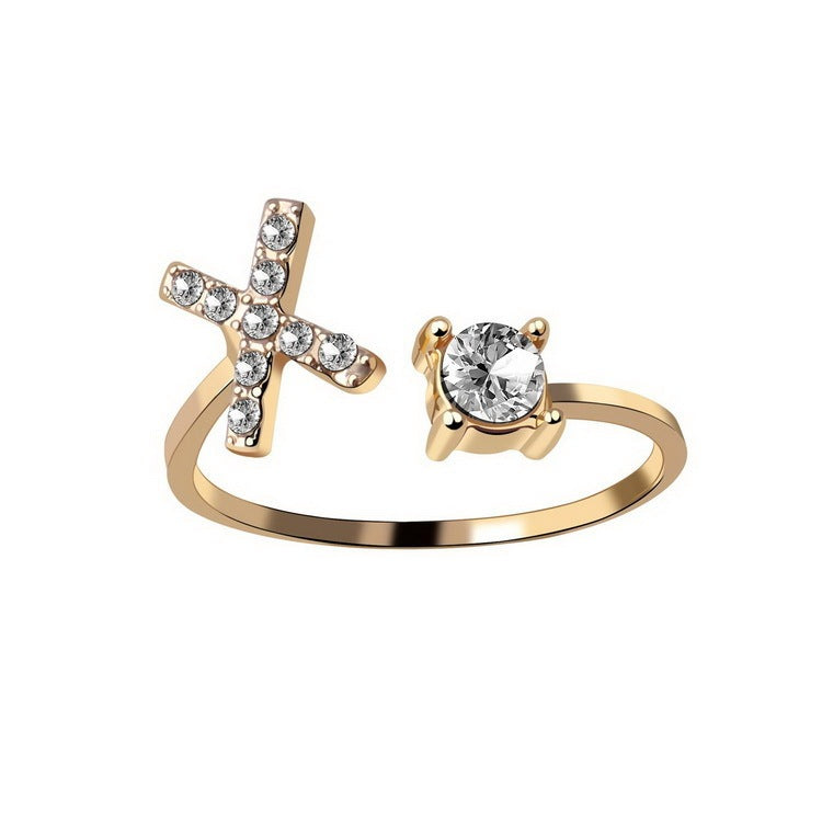 New Design Adjustable 26 Initial Letter Ring Fashion Jewelry For Women Simple Elegant Jewelry - 𝓢𝓱𝓸𝓹𝓵𝓮𝓬𝔂