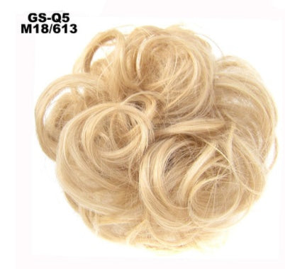 New Trendy Design Women Wavy Curly Messy Hair Bun Synthetic - 𝓢𝓱𝓸𝓹𝓵𝓮𝓬𝔂