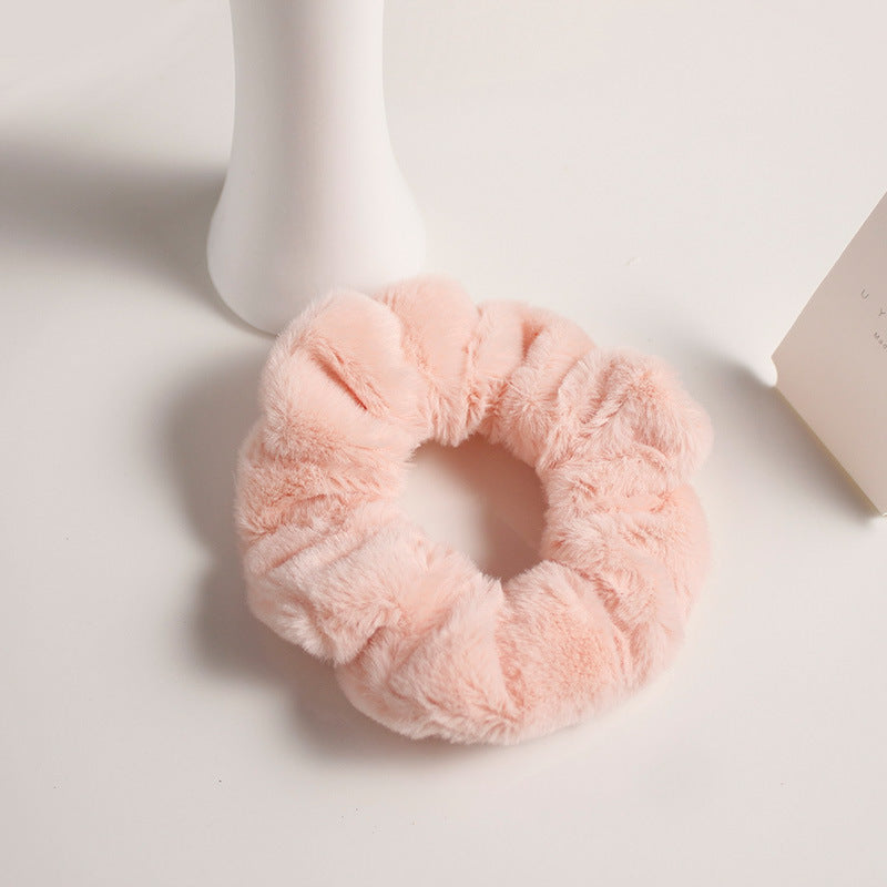 Girly cute plush large intestine hair tie hair rope - 𝓢𝓱𝓸𝓹𝓵𝓮𝓬𝔂