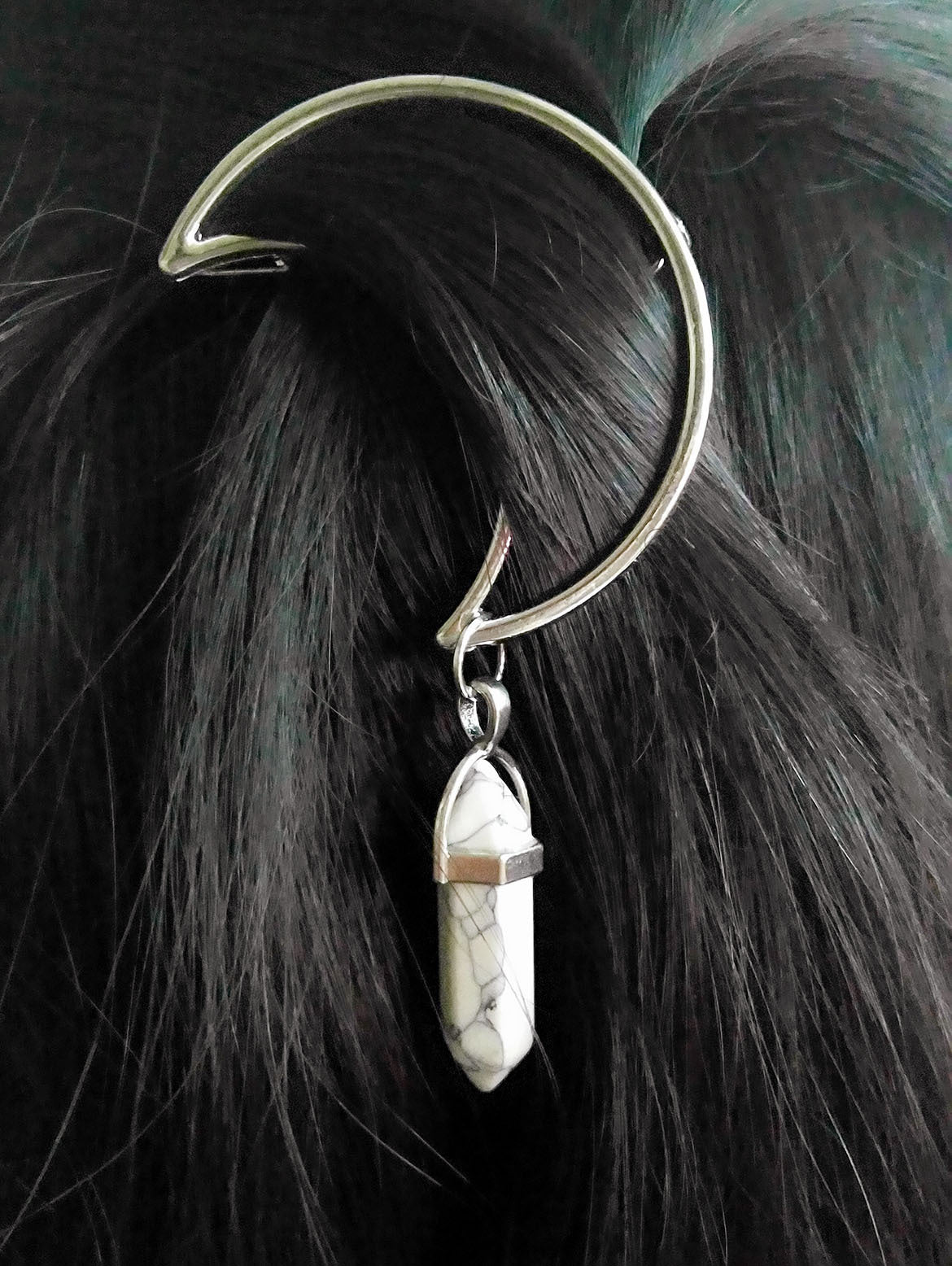 Moon hexagonal hairpin - 𝓢𝓱𝓸𝓹𝓵𝓮𝓬𝔂