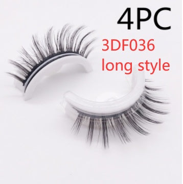Reusable 3D Mink Lashes Natural False Eyelashes Self Adhesive Fake Glue Free Makeup Eyelash Extension Silk - 𝓢𝓱𝓸𝓹𝓵𝓮𝓬𝔂