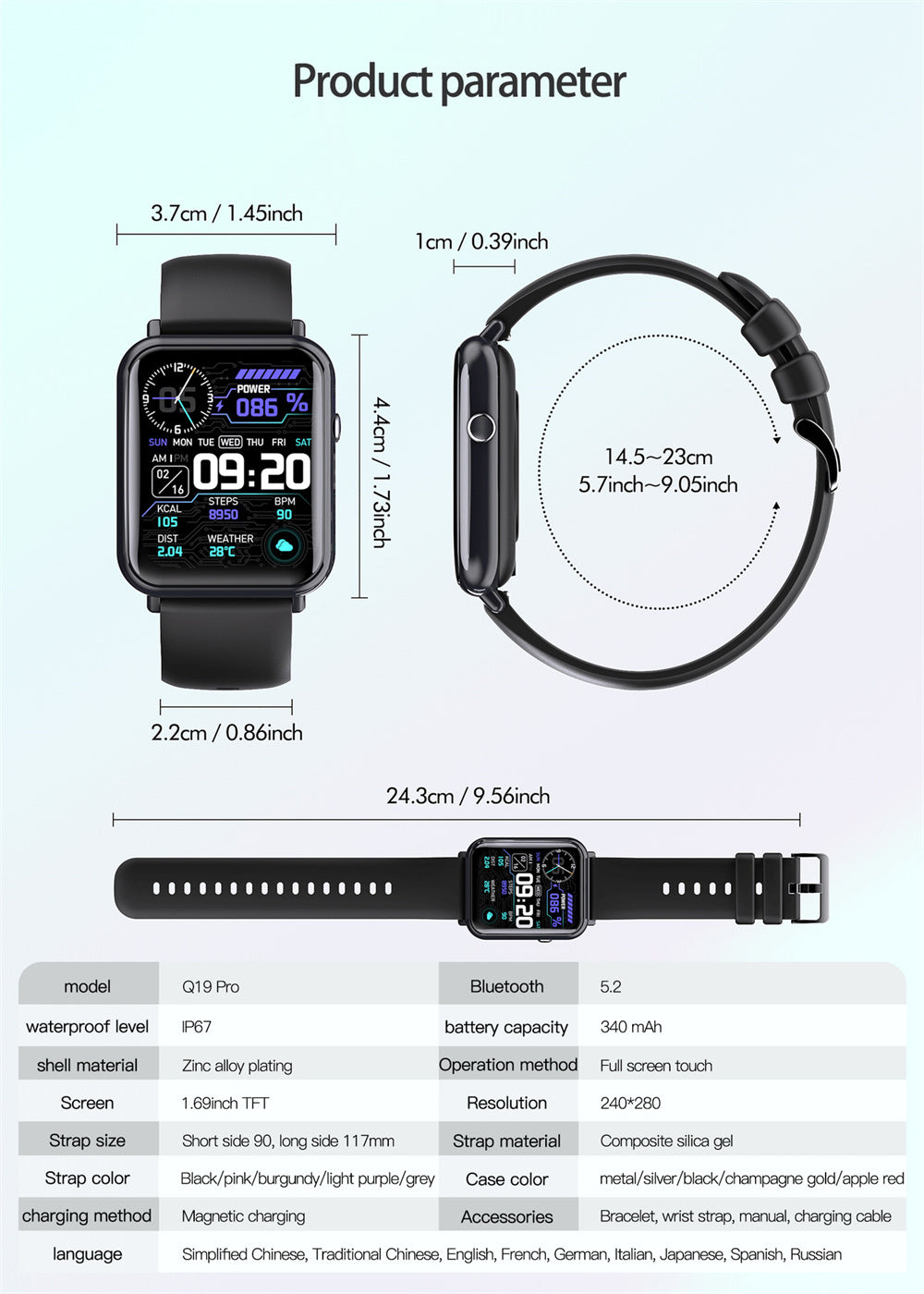 Smart waterproof watch - 𝓢𝓱𝓸𝓹𝓵𝓮𝓬𝔂