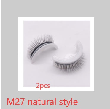 Reusable 3D Mink Lashes Natural False Eyelashes Self Adhesive Fake Glue Free Makeup Eyelash Extension Silk - 𝓢𝓱𝓸𝓹𝓵𝓮𝓬𝔂