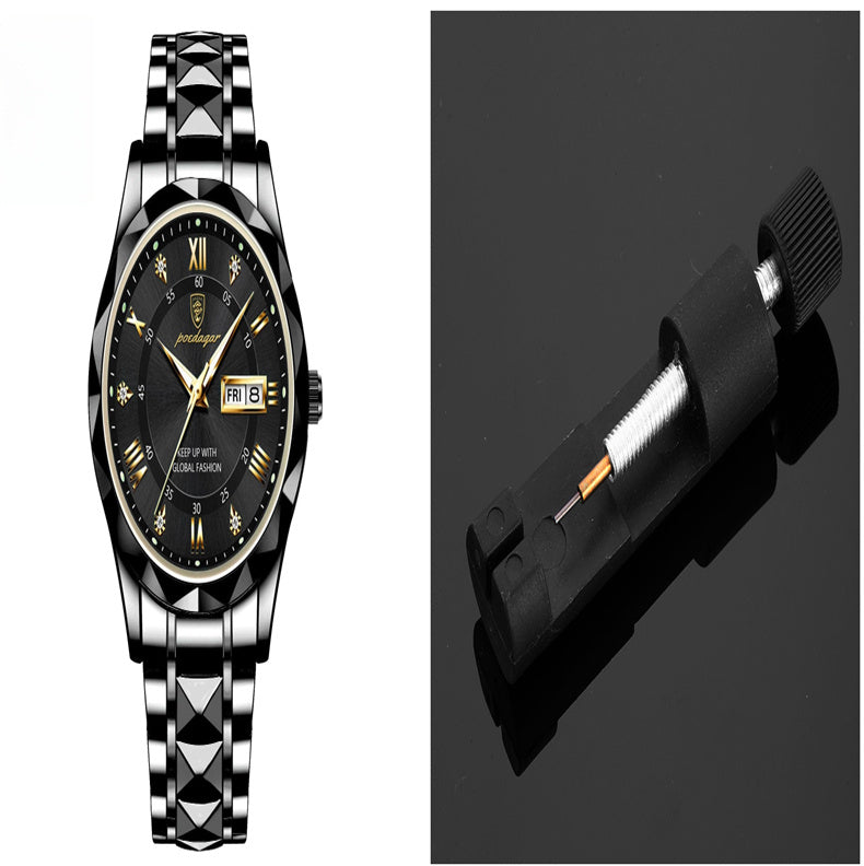 Men's Waterproof Double Calendar Luminous Quartz Watch - 𝓢𝓱𝓸𝓹𝓵𝓮𝓬𝔂