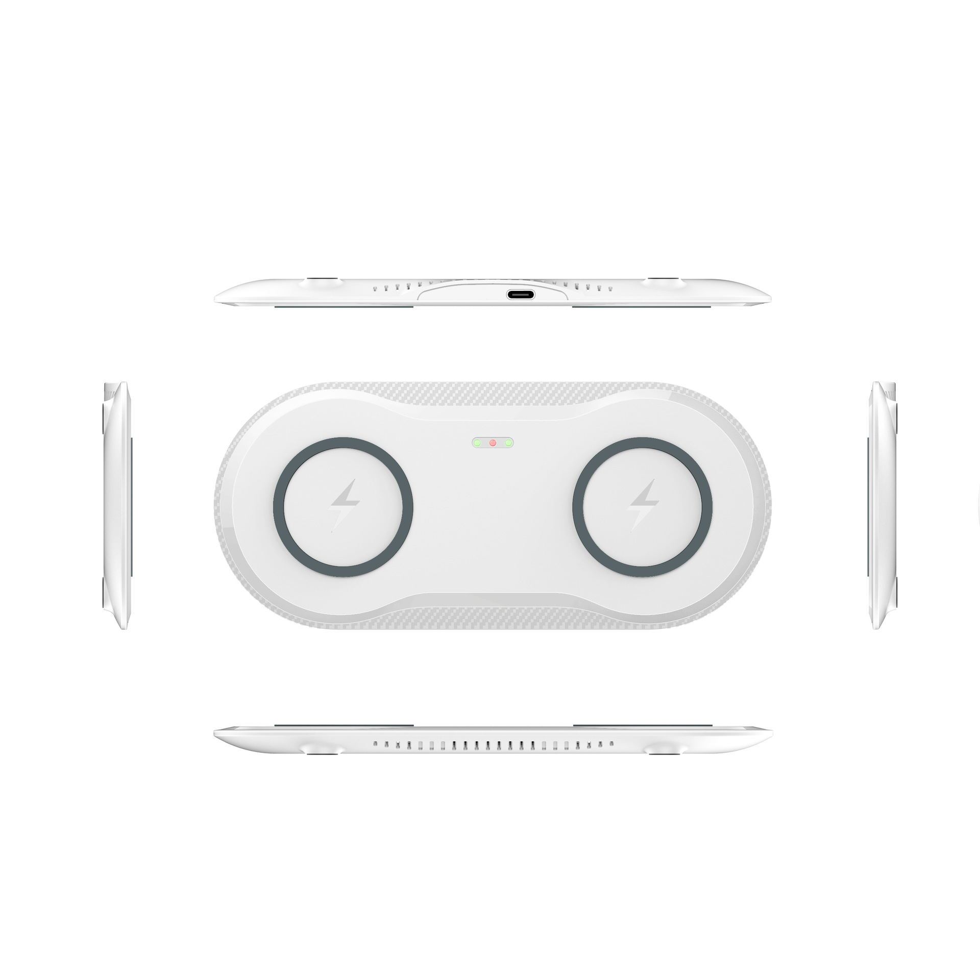 Wireless Charger Dual Mobile Phone Charger - 𝓢𝓱𝓸𝓹𝓵𝓮𝓬𝔂