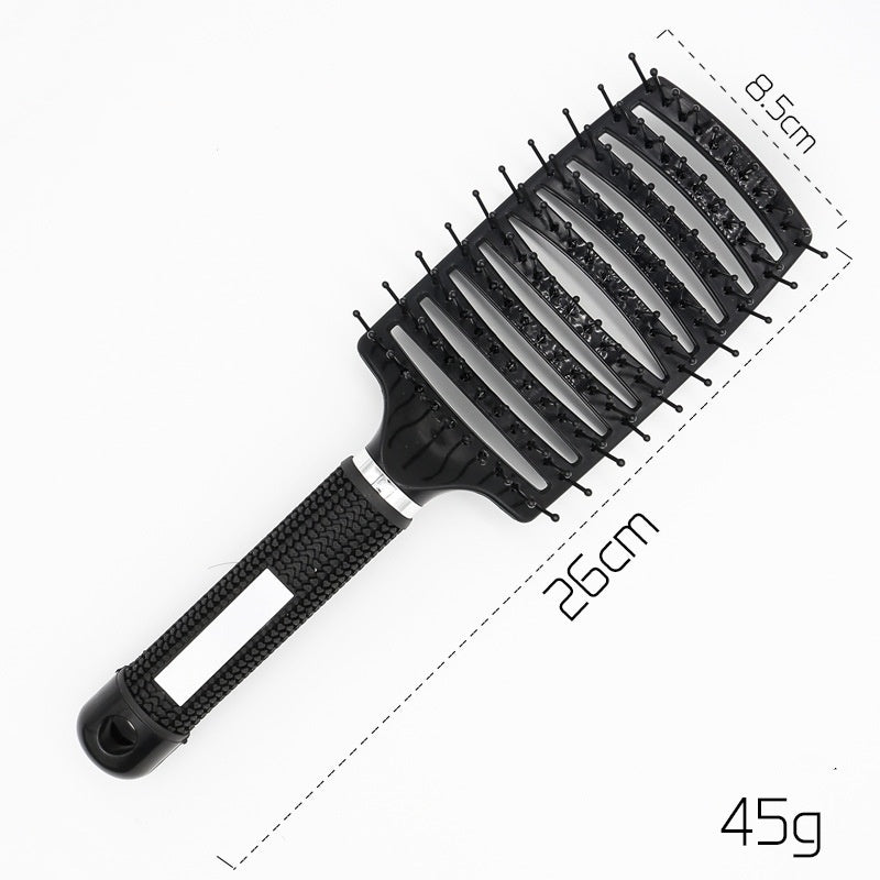 Hairbrush Anti Klit Brushy Haarborstel Women Detangler Hair Brush Bristle Nylon Scalp Massage  Teaser Hair Brush Comb - 𝓢𝓱𝓸𝓹𝓵𝓮𝓬𝔂