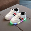 Kimmy White LED Sneakers Shoes - 𝓢𝓱𝓸𝓹𝓵𝓮𝓬𝔂