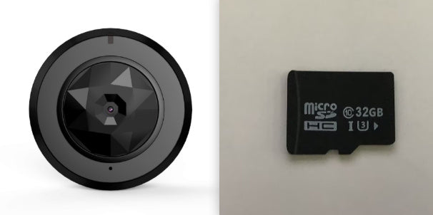 Round Wireless WIFI Surveillance Camera HD Night Vision Monitoring - 𝓢𝓱𝓸𝓹𝓵𝓮𝓬𝔂