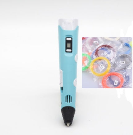 3D print pen 3D pen two generation graffiti 3D stereoscopic paintbrush children puzzle painting toys - 𝓢𝓱𝓸𝓹𝓵𝓮𝓬𝔂