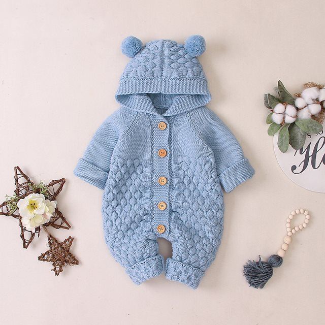 Baby knitted romper - 𝓢𝓱𝓸𝓹𝓵𝓮𝓬𝔂