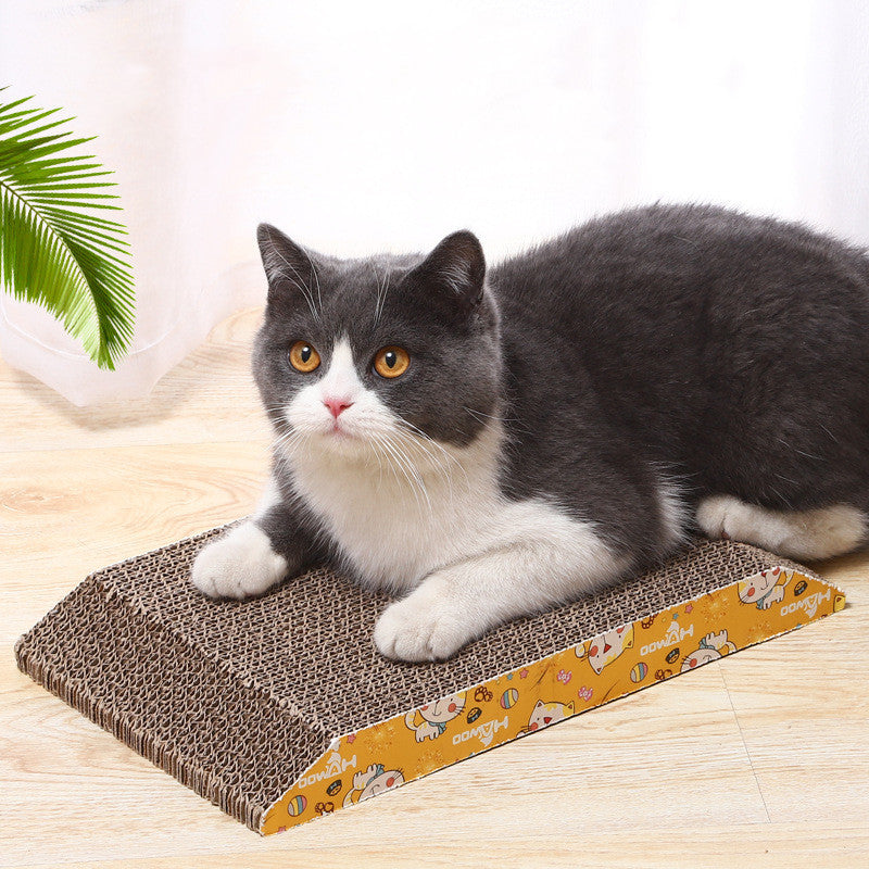 Trapezoidal corrugated cat scratching board - 𝓢𝓱𝓸𝓹𝓵𝓮𝓬𝔂