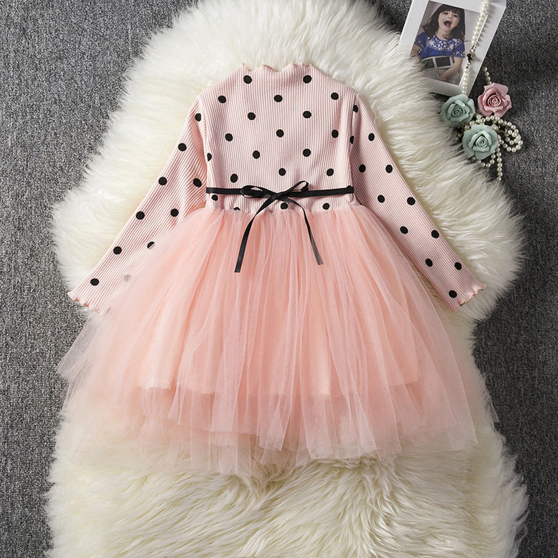 Baby Girls Spring Winter Long Sleeve Tutu Lace Dresses Infantil Newborn 1st Birthday Party Clothes Christening Gown Casual Wear - 𝓢𝓱𝓸𝓹𝓵𝓮𝓬𝔂