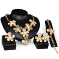 Gold Jewelry Exaggerated Alloy Four-piece Set - 𝓢𝓱𝓸𝓹𝓵𝓮𝓬𝔂