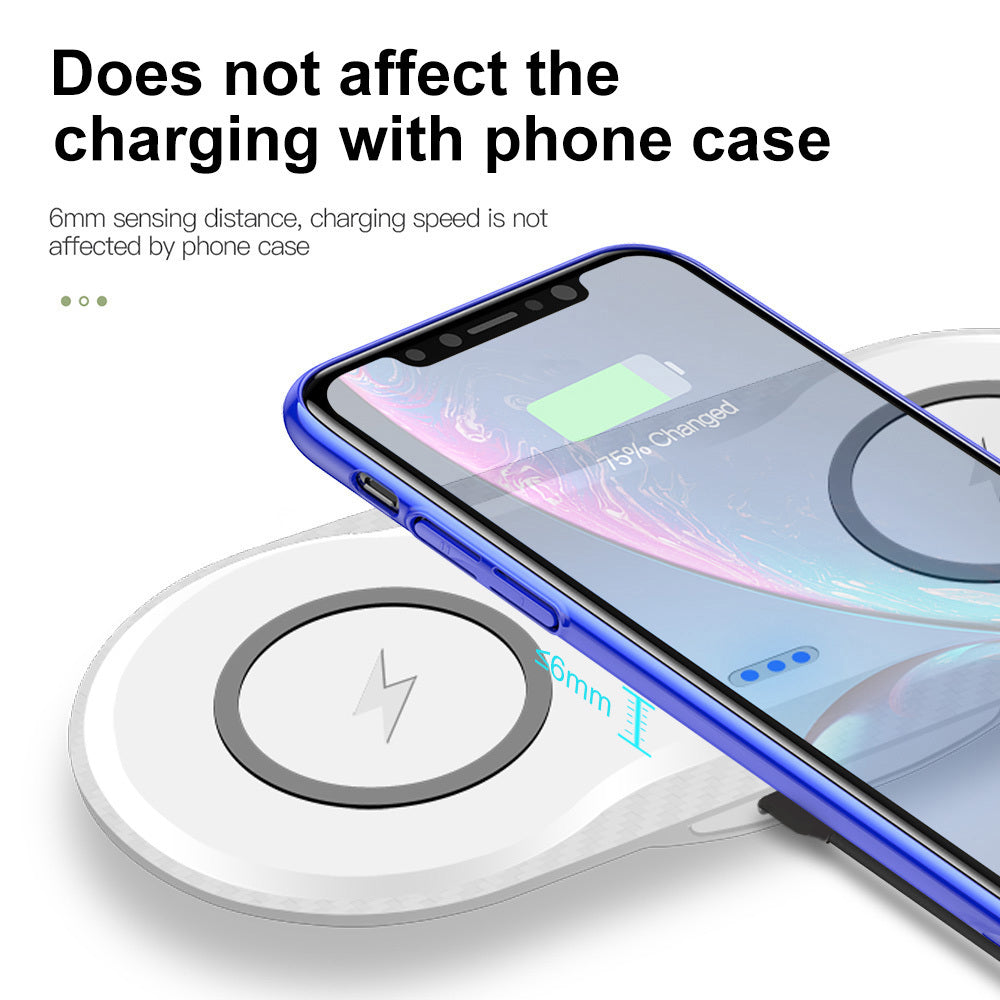 Wireless Charger Dual Mobile Phone Charger - 𝓢𝓱𝓸𝓹𝓵𝓮𝓬𝔂
