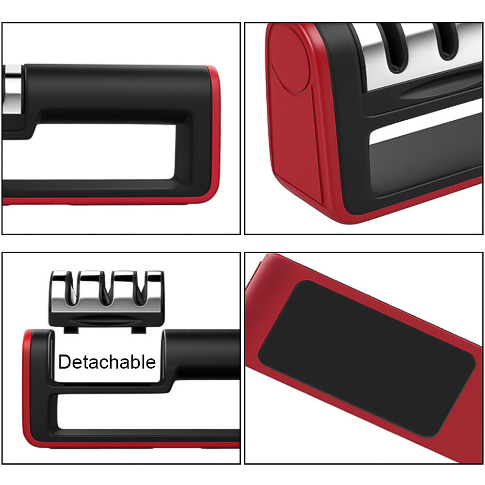 Professional Knife Sharpener Diamond Quick Professional 3 Stages Sharpener Knife Sharpening Tools Sharpening Stone - 𝓢𝓱𝓸𝓹𝓵𝓮𝓬𝔂