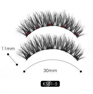 Natural Long Lasting Magnetic Liquid Eyeliner & Magnetic False Eyelashes & Tweezer Set Make up Set - 𝓢𝓱𝓸𝓹𝓵𝓮𝓬𝔂