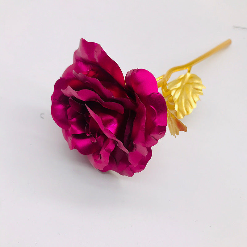 24K Luminous Color Gold Rose Flower Set - 𝓢𝓱𝓸𝓹𝓵𝓮𝓬𝔂
