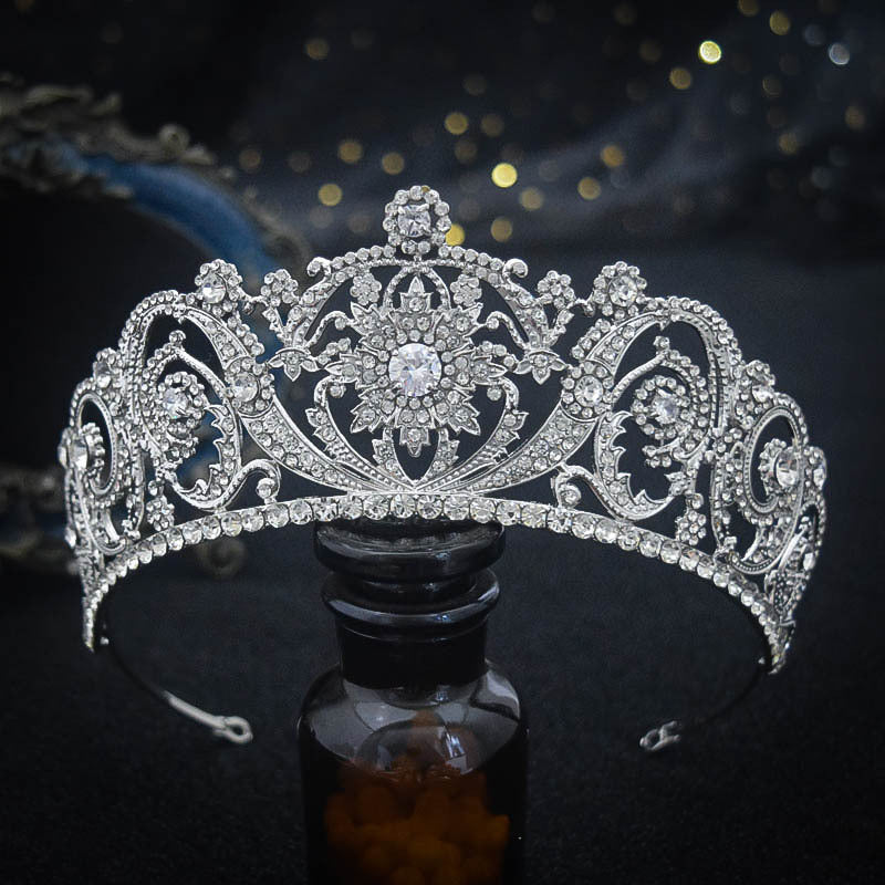 Zircon Bride Crown Fashion Headwear - 𝓢𝓱𝓸𝓹𝓵𝓮𝓬𝔂