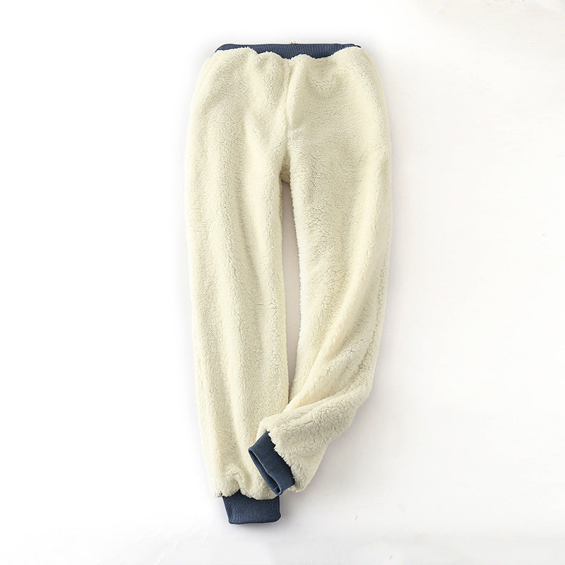 Lamb velvet padded sweatpants - 𝓢𝓱𝓸𝓹𝓵𝓮𝓬𝔂